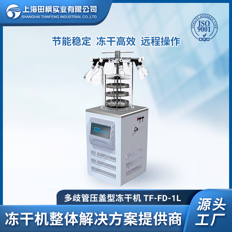 實驗室冷凍干燥機 TF-FD-1L 多歧管普通型 上海田楓凍干機工廠