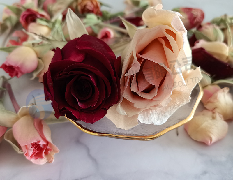玫瑰花凍干：鮮花真空冷凍干燥機應用于玫瑰花凍干
